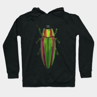 Jewel Beetle Digital Painting Hoodie